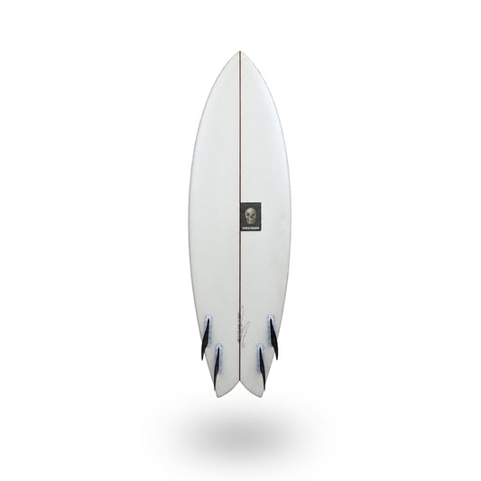 Christenson Nautilus 6'8 vue de dessous – Location surf Biarritz