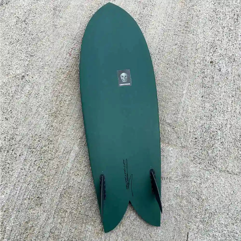 Location surf biarritz christenson surfboards fish 5'10