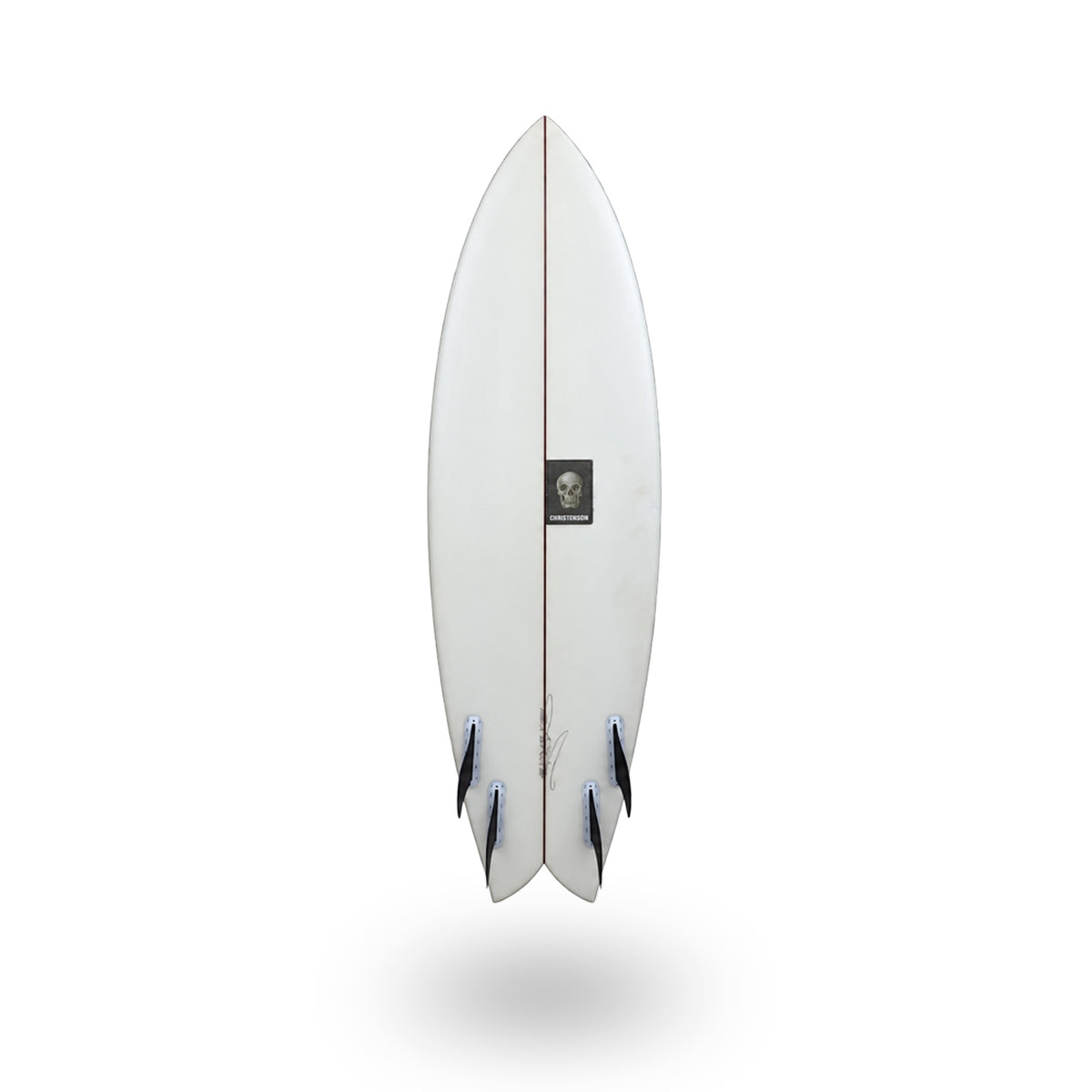 Christenson Nautilus 6'8 vue de dessous – Location surf Biarritz